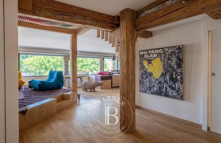 LYON 5 - Quai de Saône - Appartement de 122 m² rénové - Duplex -  2 chambres - Vue Saône et Croix-Rousse — photo 3