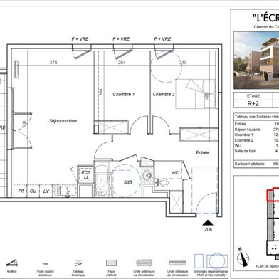 Appartement 3 pièces 325413 €