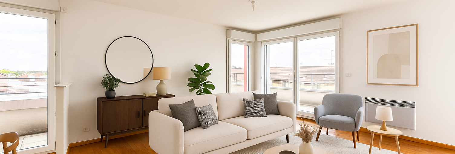 Appartement 2 Pièces 46 m² à vendre à Herblay-sur-Seine (95220)