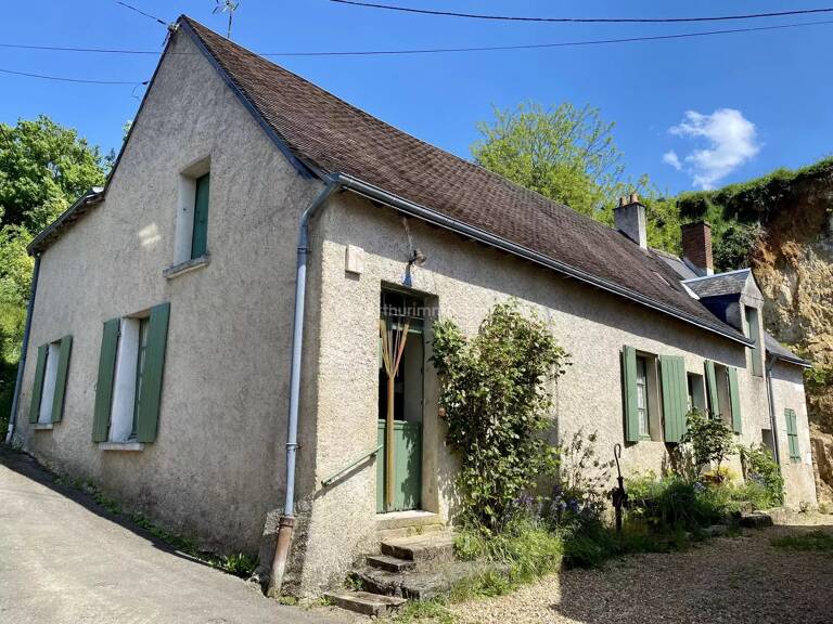 Belle maison ancienne de bourg proche de La Chartre sur le Loir — photo 1