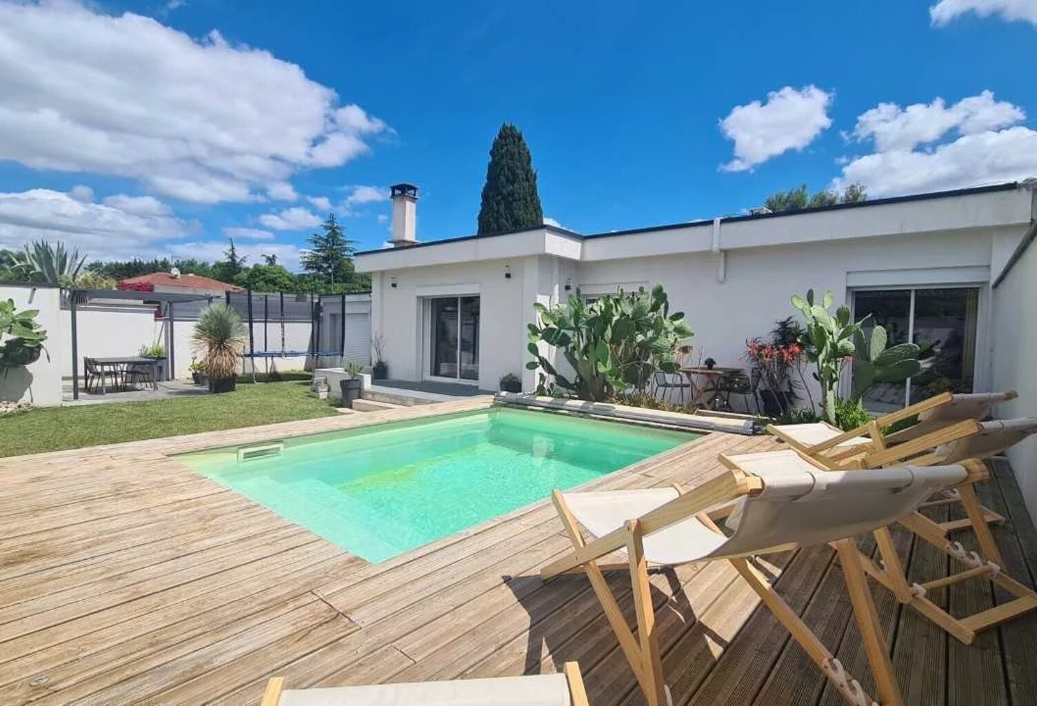 Maison de plain-pied avec piscine - RODILHAN (30230) — photo 1