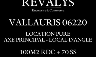 Commerce  170 m² à louer à Vallauris (06220)
