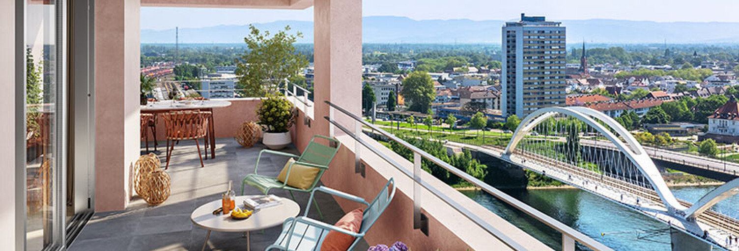 Appartement neuf T1, T2, T3, T4 Pièce 22 à 106 m² à vendre à Strasbourg (67000)