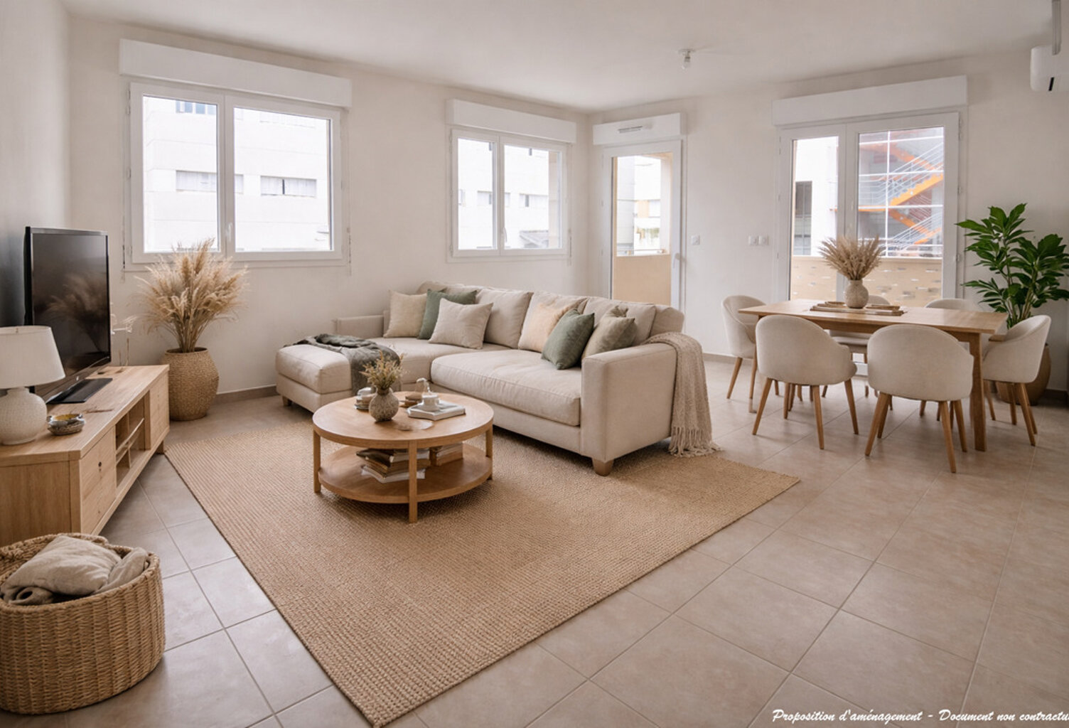 APPARTEMENT T3 DE 65 M² AVEC TERRASSE ET PARKING — photo 1