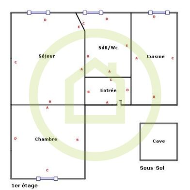 Appartement 2 pièces 215000 €