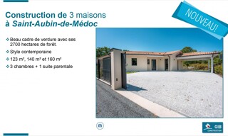 Maison 163 m² à construire Saint-Aubin-de-Médoc (33160)