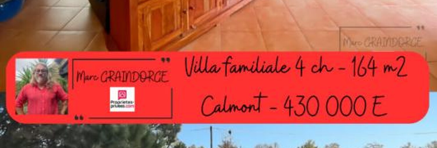 Maison 6 Pièces 164 m² à vendre à Calmont (31560)