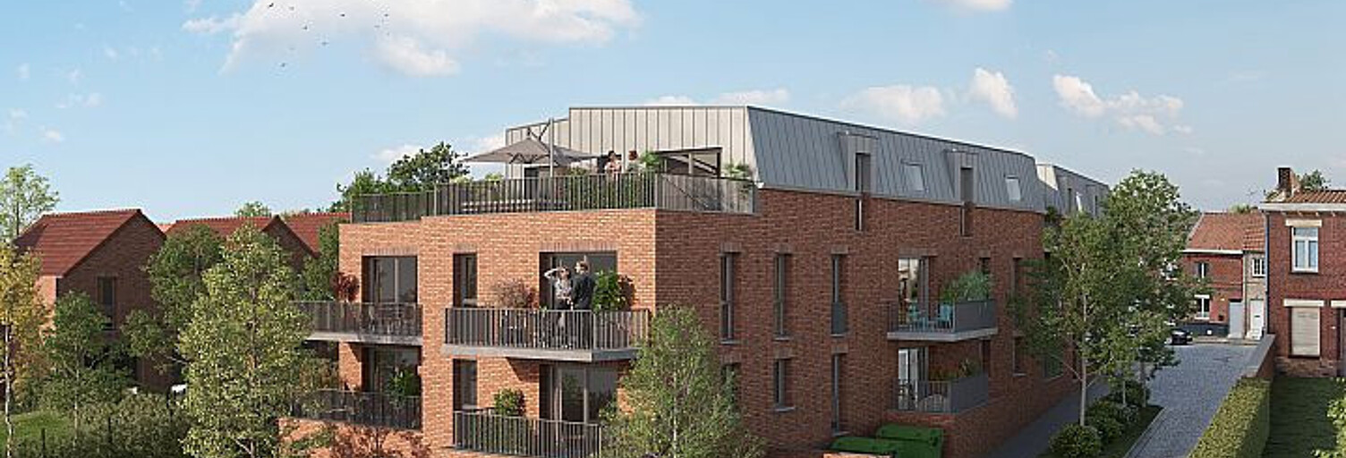 Appartement neuf T1, T3, T4 Pièce 35 à 99 m² à vendre à Cysoing (59830)