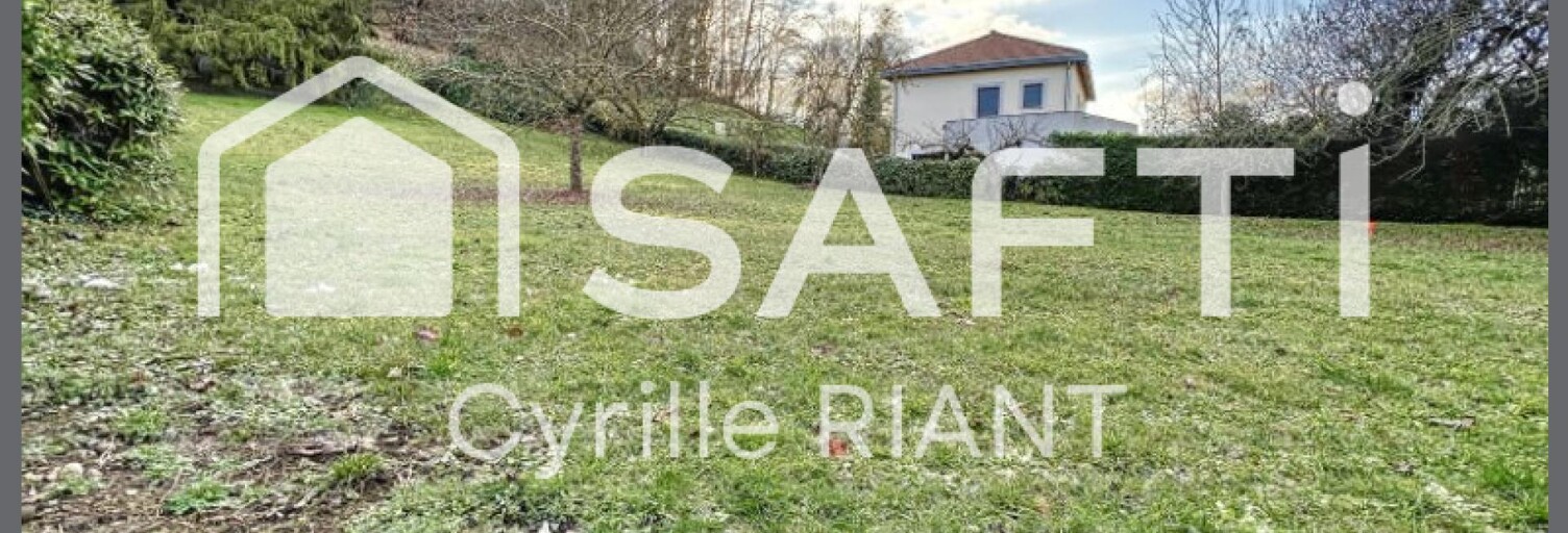 Terrain  1409 m² à vendre à Beaucroissant (38140)