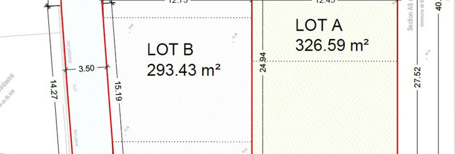 Terrain  326 m² à vendre à Blain (44130)