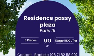 Appartement 3 Pièces 90 m² à vendre à Paris 16 (75016)