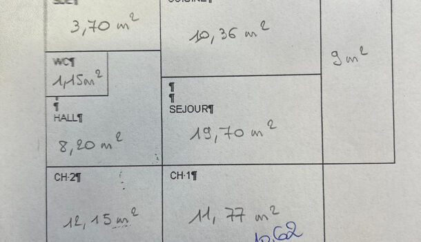 Appartement 3 pièces  à vendre Montpellier 34070