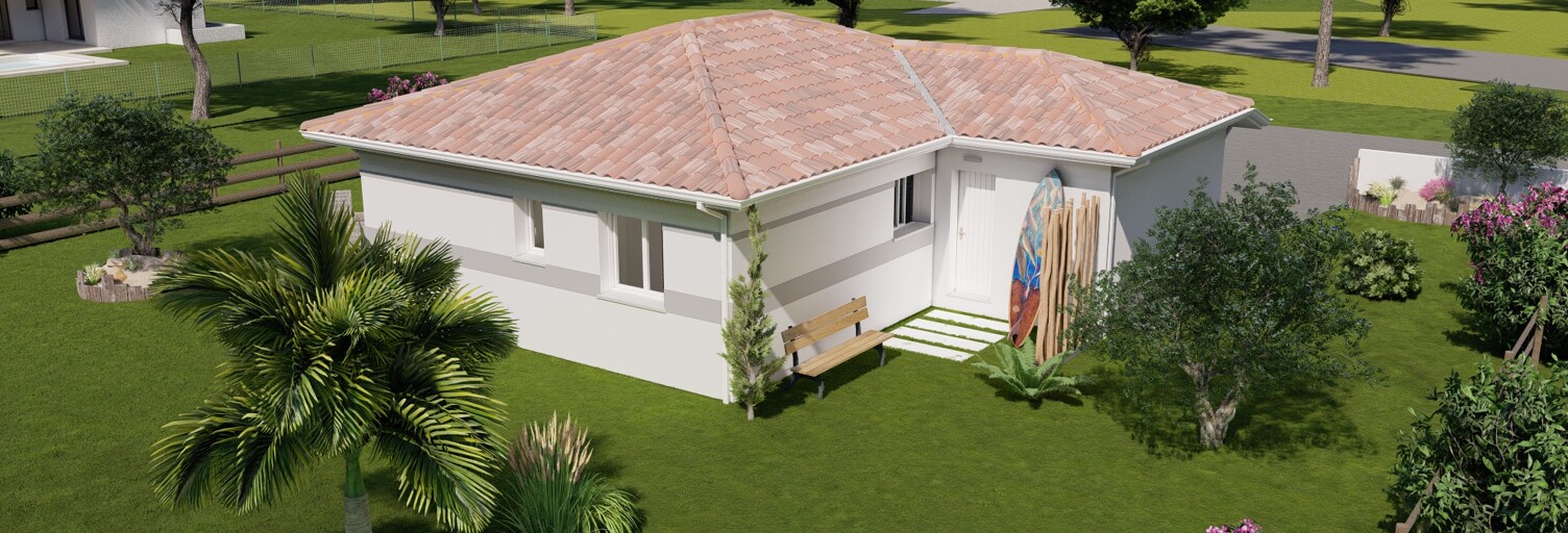 Maison 60 m² à construire Bas-Mauco (40500)