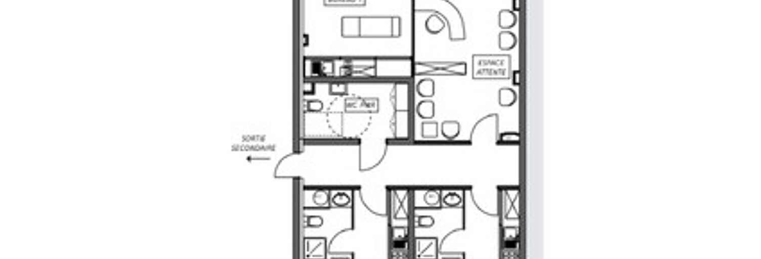 Bureau  110 m² à louer à Vannes (56000)