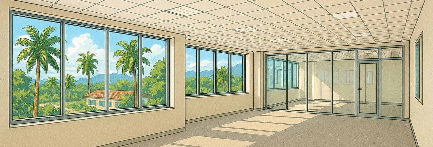 Bureau  370 m² à louer à Le Lamentin (97232)