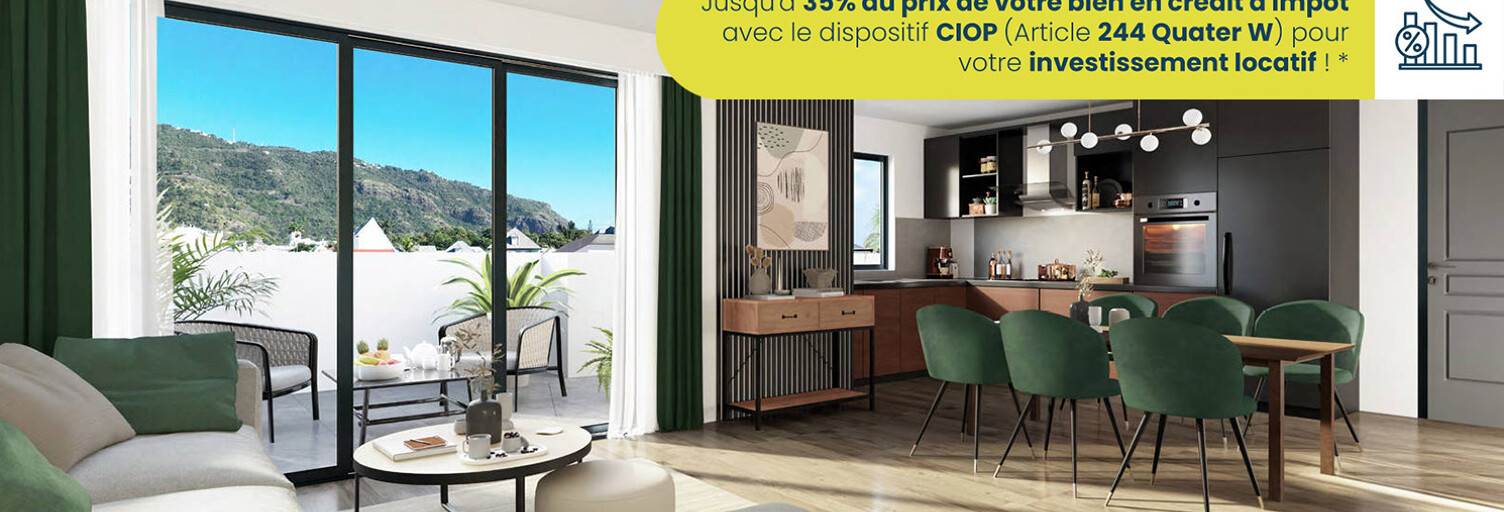 Appartement 2 Pièces 40 m² à vendre à Saint-Denis (97400)