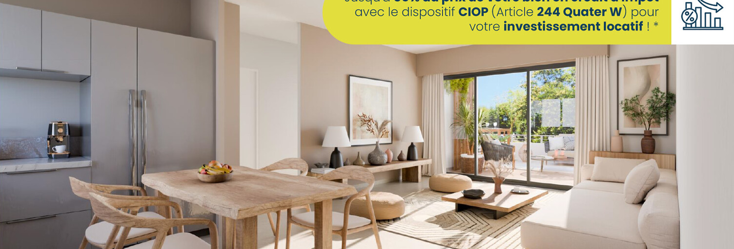 Appartement neuf T2, T3, T4 Pièce 40 à 75 m² à vendre à Saint-Paul (97460)