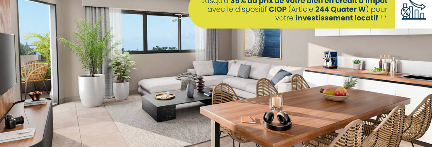 Appartement 3 Pièces 60 m² à vendre à Saint-Paul (97460)