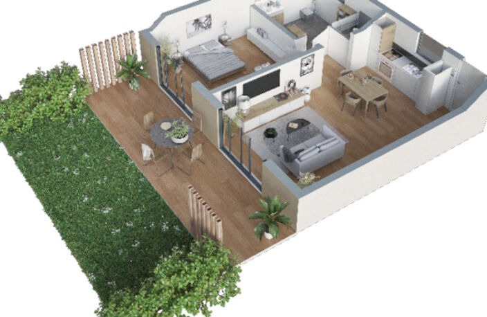 A VENDRE: Appartement T2 A Cul de Sac — photo 5