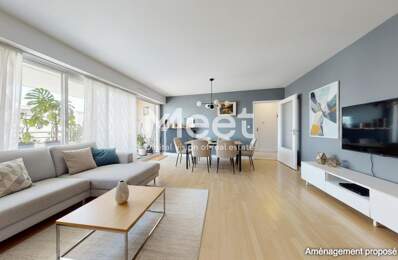 APPARTEMENT 5 PIECES 99,36 m² - LE FORT - VITRY-SUR-SEINE  - Vue dégagée – Dernier étage avec loggia — photo du bien