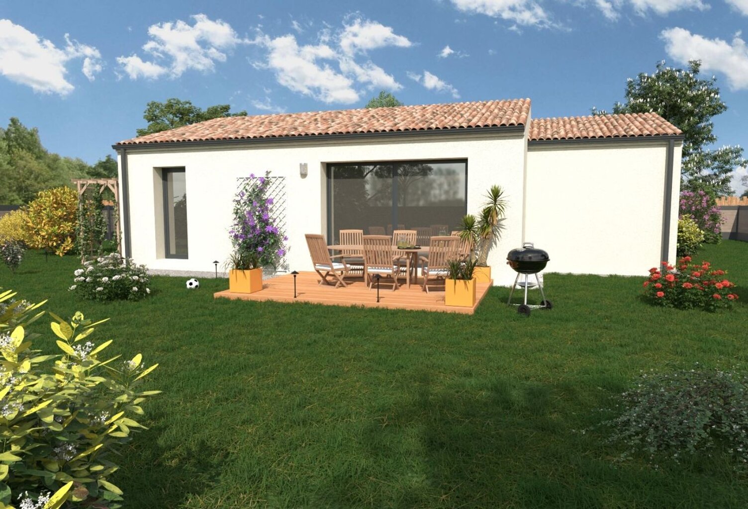 Projet de construction d'une maison 60 m² avec terrain à POITIERS (86) — photo 1