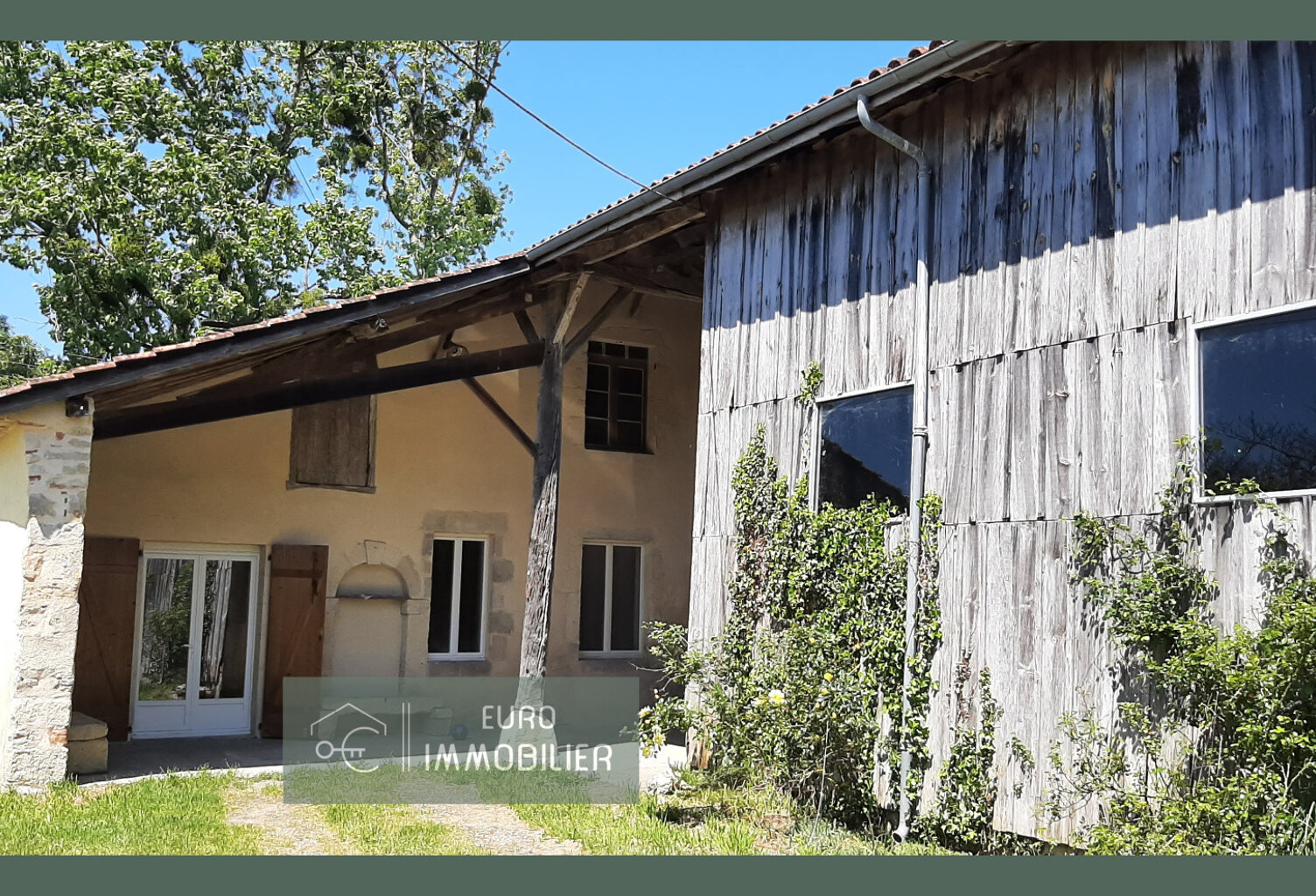 Ferme bazadaise en pierre, 120 m2, dépendances sur 15 ha de — photo 1