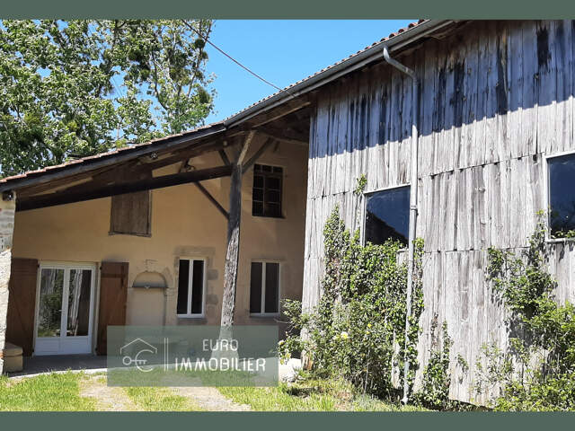 Ferme bazadaise en pierre, 120 m2, dépendances sur 15 ha de — photo du bien