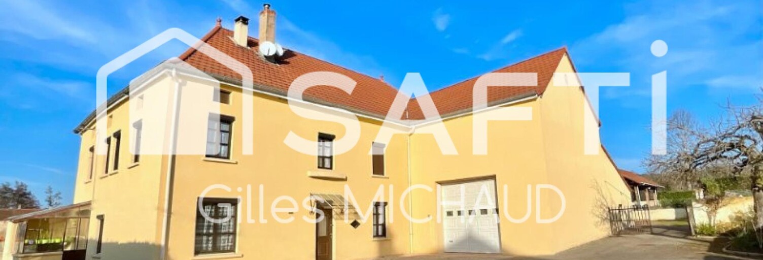 Maison 6 Pièces 170 m² à vendre à Pouilly-sous-Charlieu (42720)