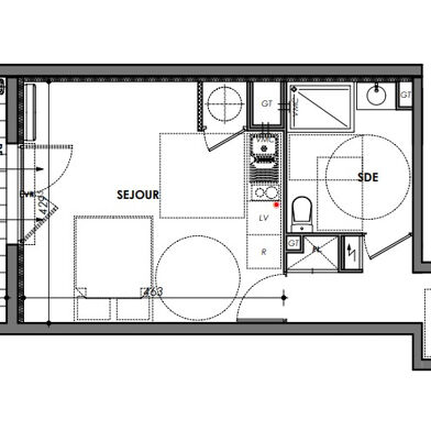 Appartement 1 pièces 189000 €