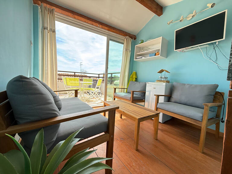 Agde, Maison de ville en pierre . Vue exceptionnelle depuis votre terrasse plein sud — photo 1