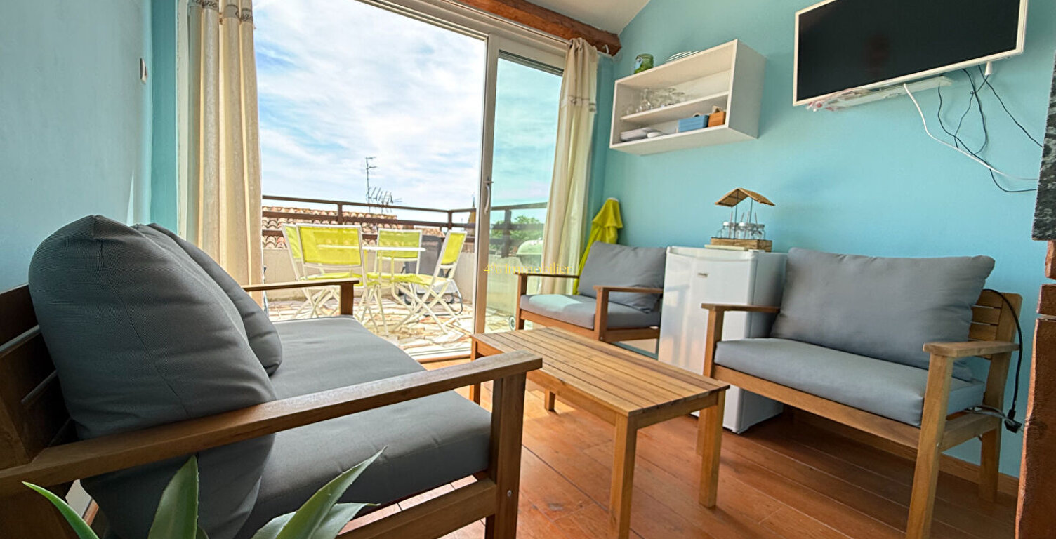 Agde, Maison de ville en pierre . Vue exceptionnelle depuis votre terrasse plein sud — photo 1