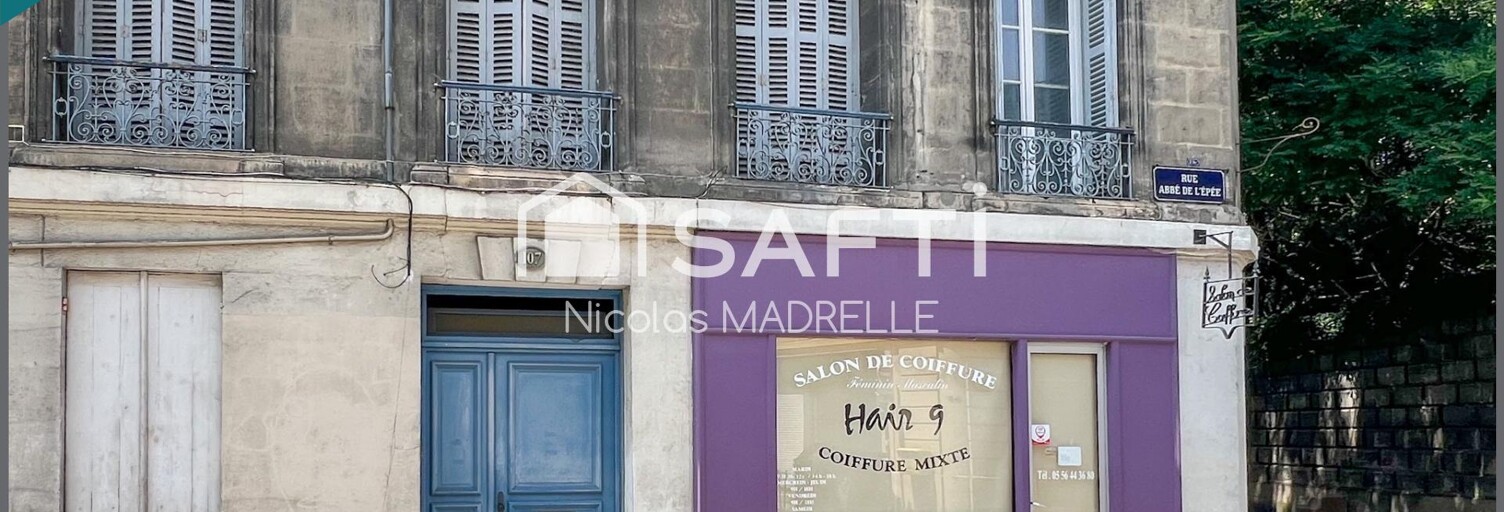 Commerce 3 Pièces 80 m² à vendre à Bordeaux (33000)