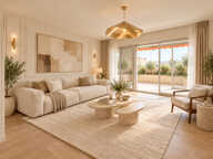 CANNES ANGLAIS T2 71 M2 SOL TERRASSES 29 M2 SUD VUE DÉGAGÉE — photo 4