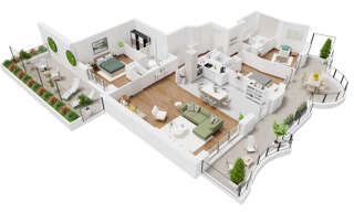 Appartement 2 Pièces 52 m² à vendre à Ville-d'Avray (92410)