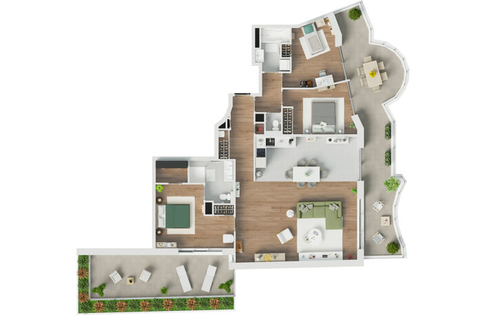 Vente programme neuf T2, T4, T5 52 à 138 m² Ville-d'Avray (92410) — photo 5