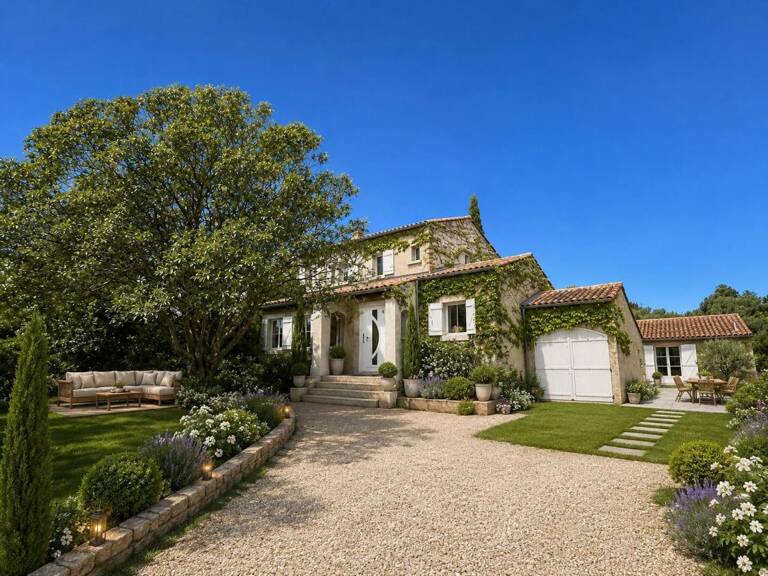 Villa familiale avec piscine et dépendances sur les hauteurs de Jonquerettes — photo 1