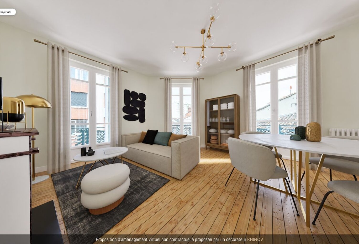 Appartement T4 avec parking cave et grenier — photo 1