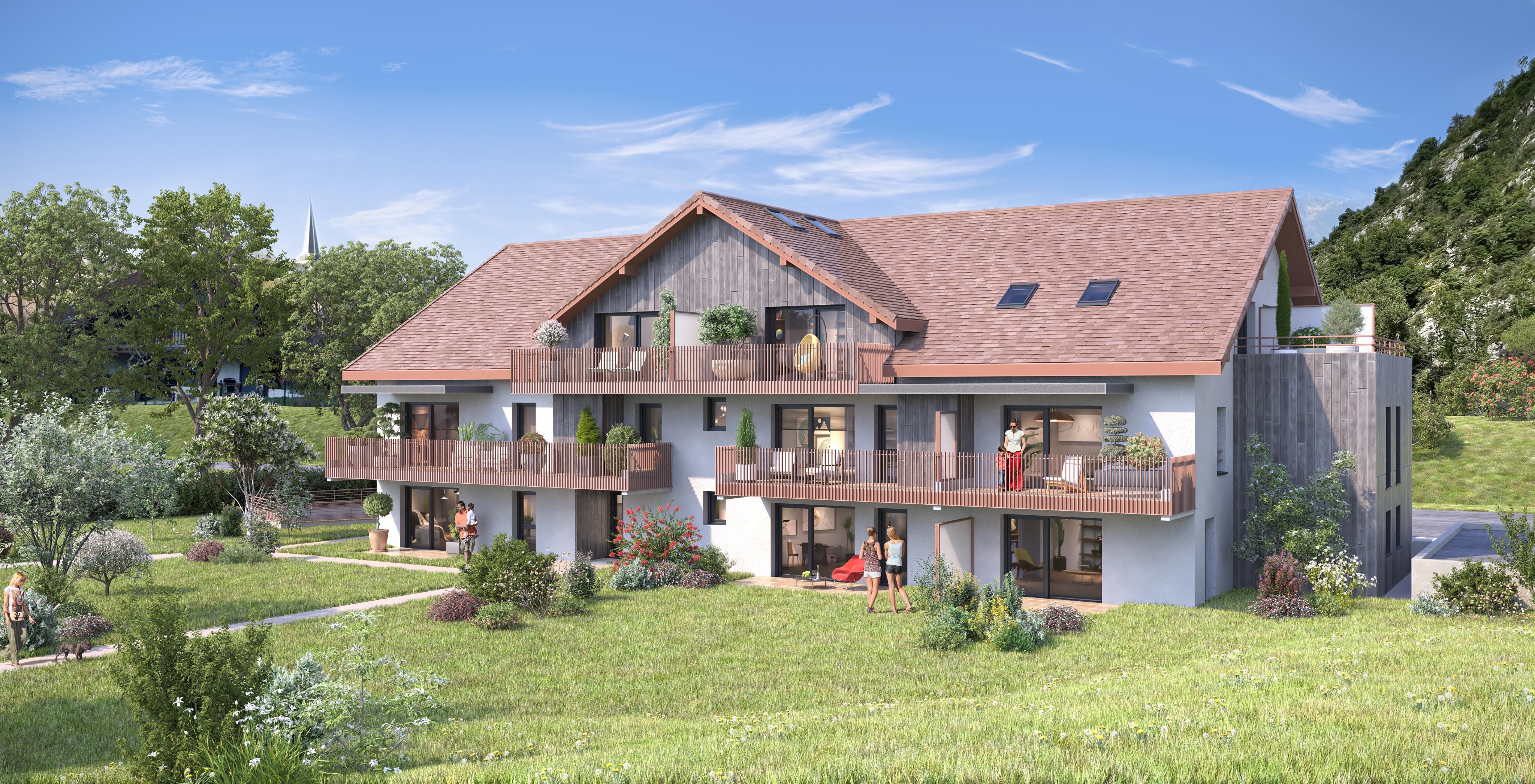 Appartement neuf à 100m du lac d&rsquo;annecy et centre village