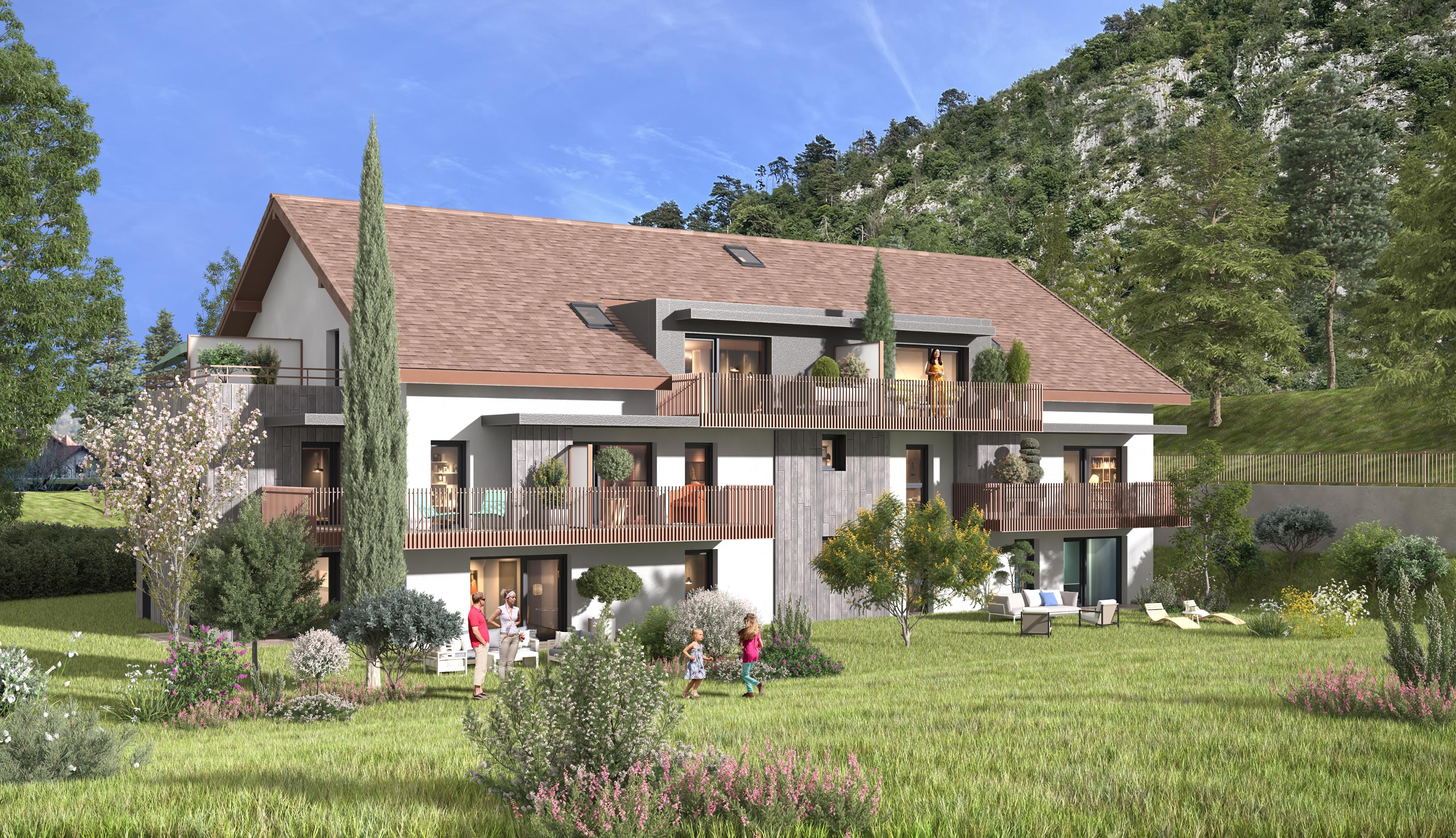 Appartement neuf à 100m du lac d&rsquo;annecy et centre village