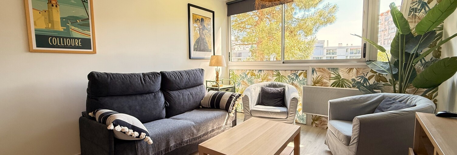 Appartement 2 Pièces 37 m² à vendre à Saint-Cyprien (66750)