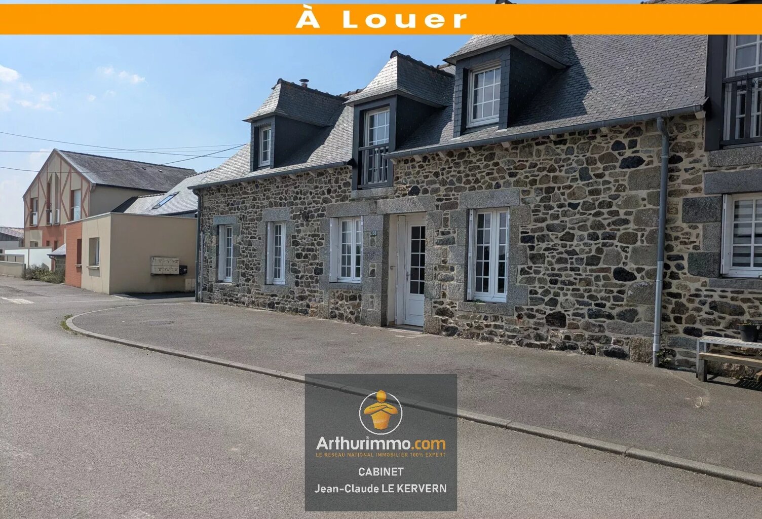 A LOUER MAISON 3 CHAMBRES YFFINIAC — photo 1