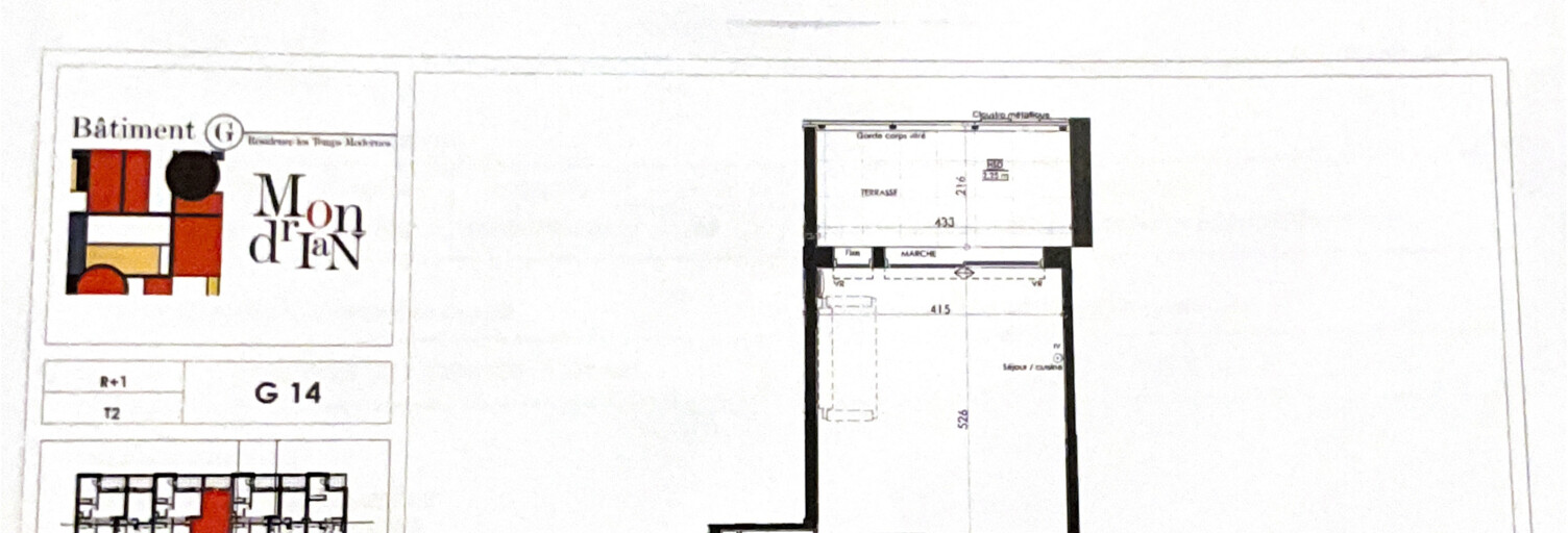 Appartement 2 Pièces 45 m² à louer à Montpellier (34070)