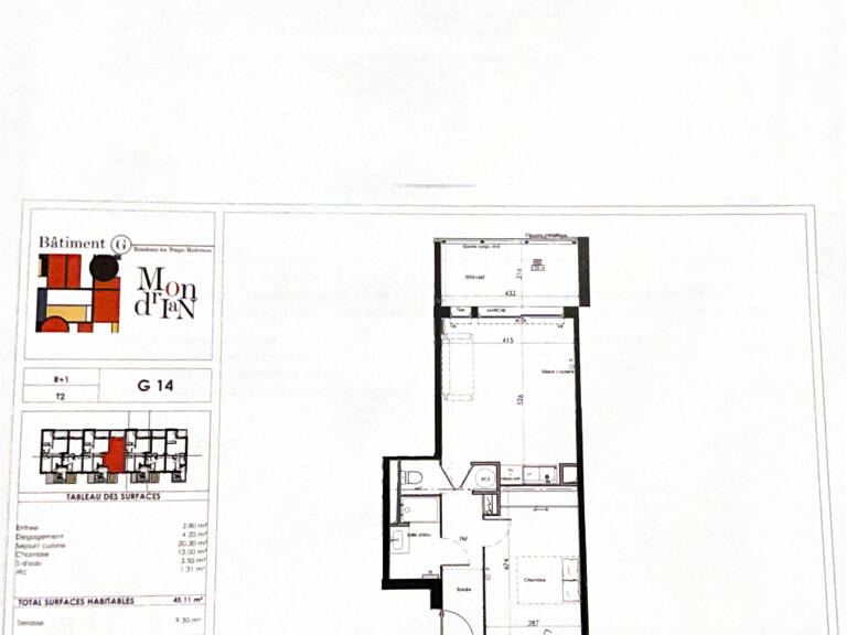 T2 neuf de 45m2 avec parking en sous sol — photo 1