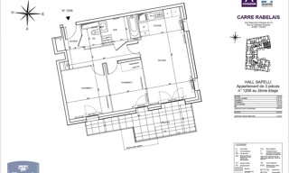 Appartement 3 Pièces 59 m² à louer à Tours (37000)