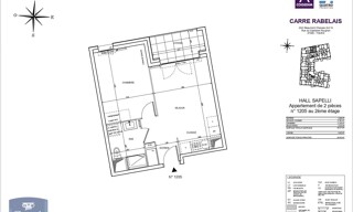 Appartement 2 Pièces 40 m² à louer à Tours (37000)