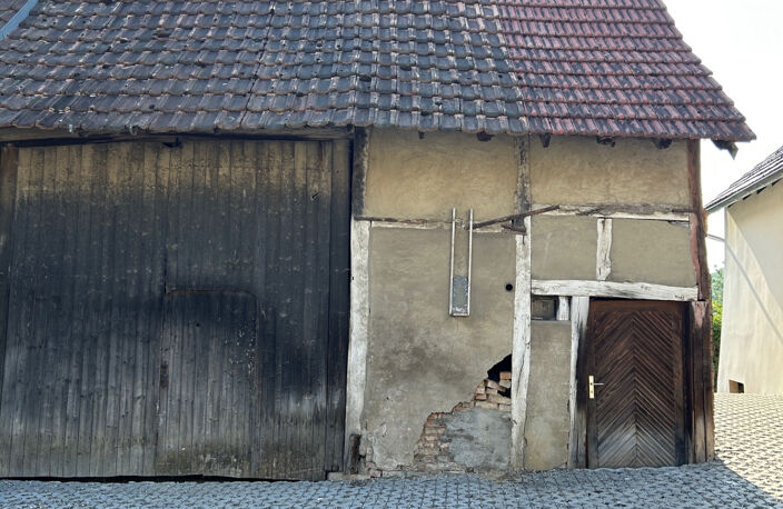 Grange de 90m2 à réhabiliter entièrement au coeur de Walheim — photo 2