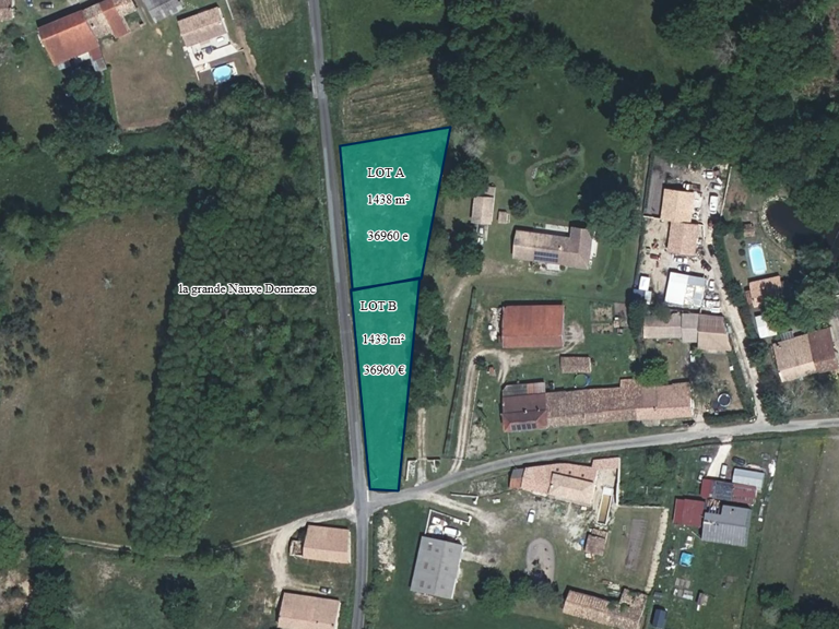 TERRAIN  CONSTRUCTIBLE DONNEZAC — photo 1