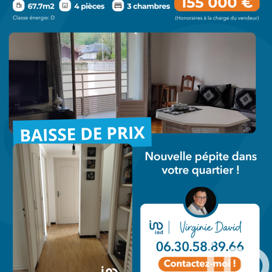 Appartement 4 pièces 155000 €