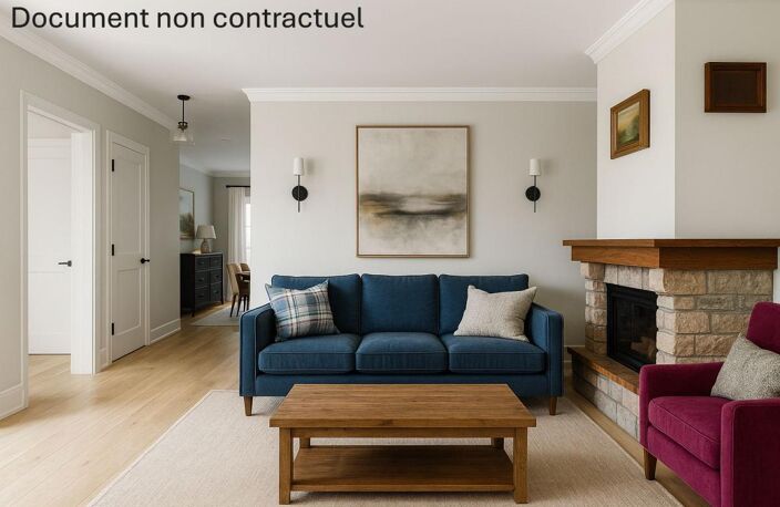 Maison de plain-pied en 4 faces avec garage — photo 3