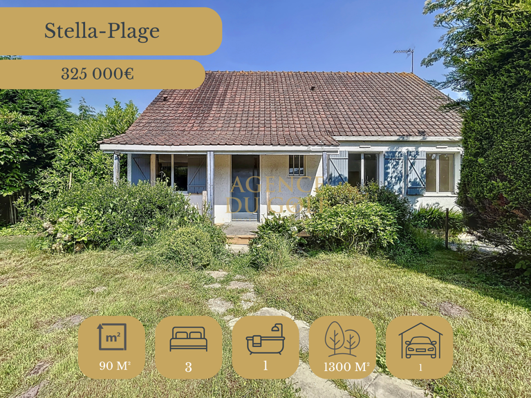 Maison de plain-pied à l'entrée de Stella-Plage — photo 1